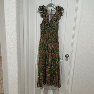 House of Harlow 1960 Tropical Print Maxi Dress